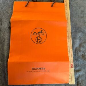 Hermes Shopping Bag 16.5x11” one scuff